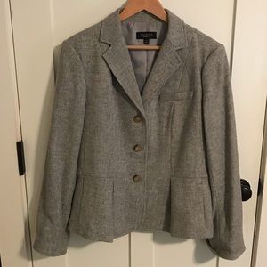 Talbots Gray Wool Blazer